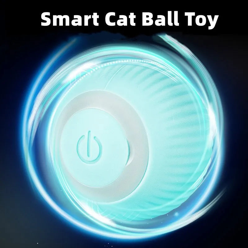 Engaging Automatic Rolling Cat Ball - Interactive Smart Toy for Indoor Playtime
