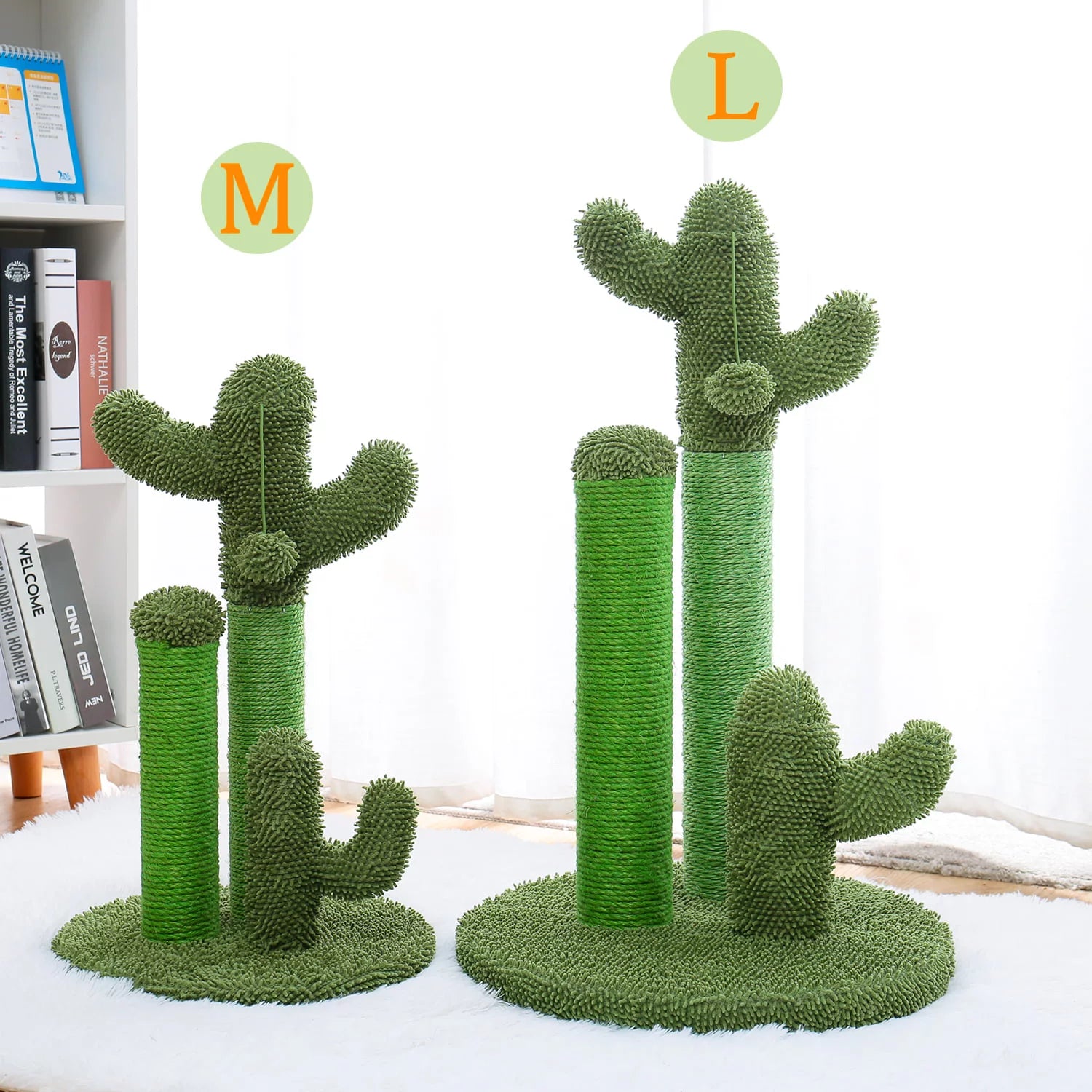 Transform Your Cat's Playtime with the 23" Cactus Cat Scratching Post – Fun, Durable, and Stylish!