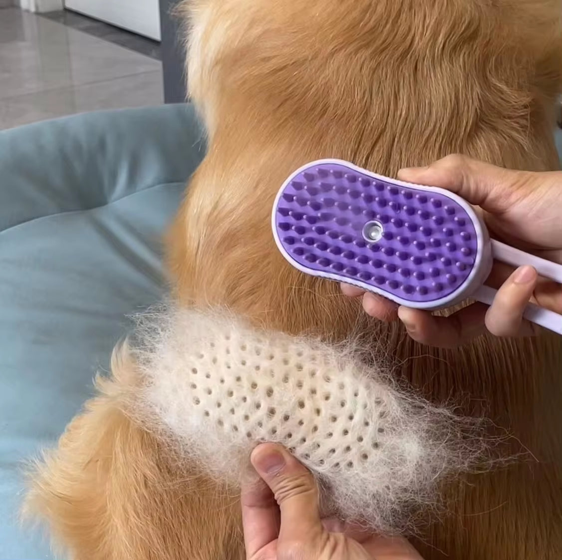 Revolutionary Electric Pet Spray Comb for Cats and Dogs – Effortless Hair Removal and Relaxing Massage in One!