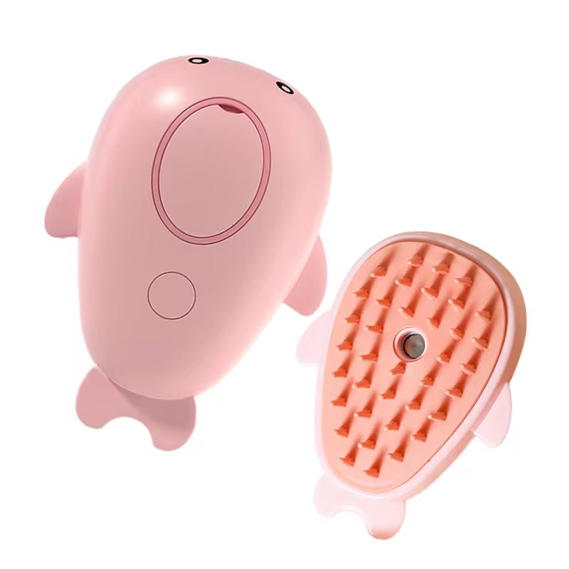 Transform Your Pet's Grooming Routine with the 3-in-1 Electric Cat and Dog Steam Brush Comb - Effortless Hair Removal and Relaxing Massage!