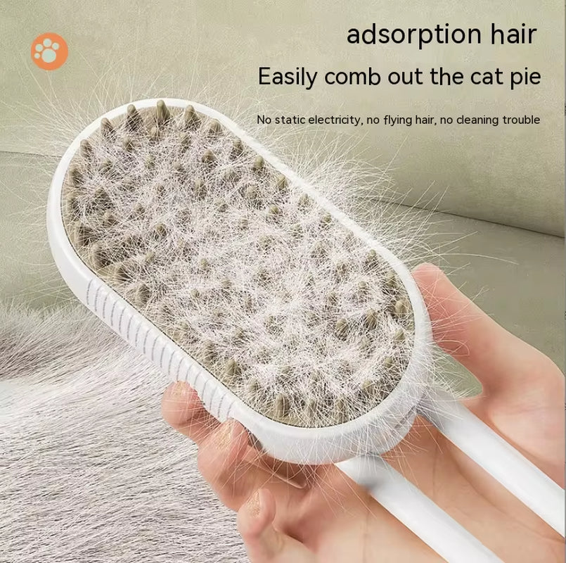 Revolutionary Electric Pet Spray Comb for Cats and Dogs – Effortless Hair Removal and Relaxing Massage in One!