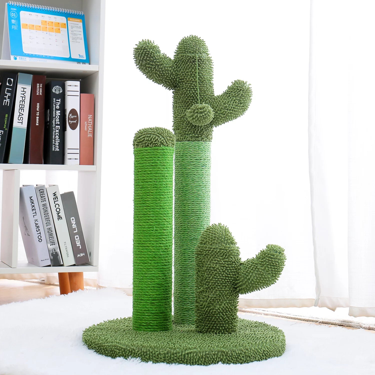 Transform Your Cat's Playtime with the 23" Cactus Cat Scratching Post – Fun, Durable, and Stylish!