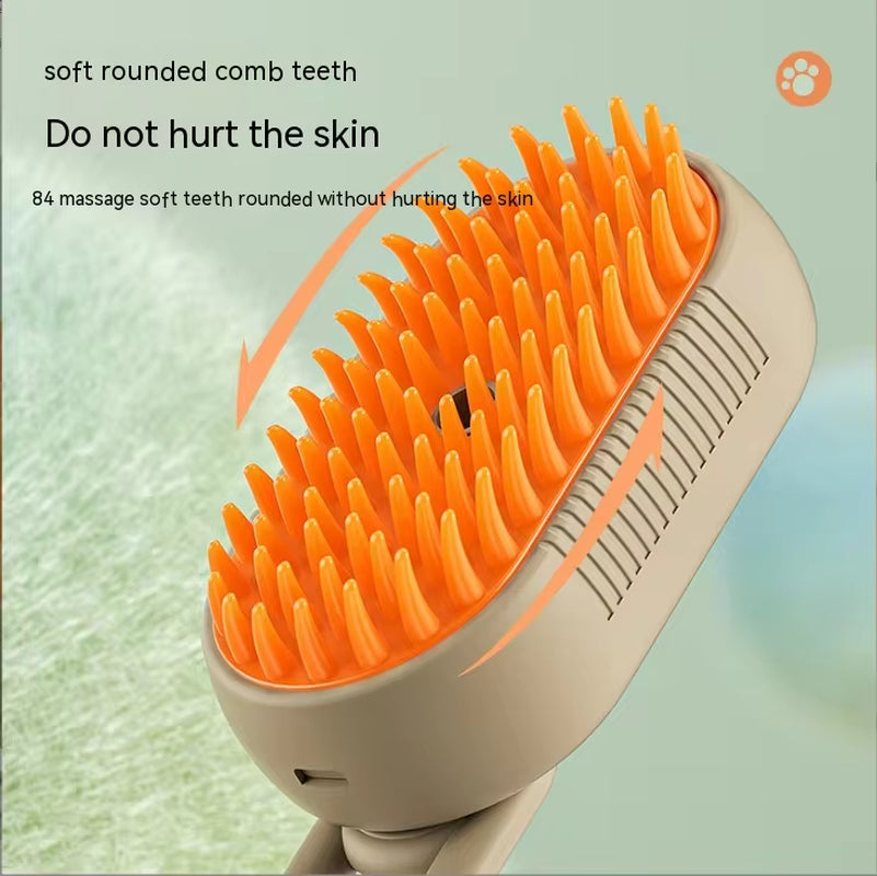 Revolutionary Electric Pet Spray Comb for Cats and Dogs – Effortless Hair Removal and Relaxing Massage in One!